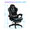 Silla Gamer Vidita Gx2000 Ergonómica Presidencial Reclinable Con Reposapiés Videojuego Pc Profesional
