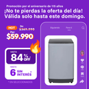 Lavarropas Automático Carga Superior Philco 5.5 Kg 750 Rpm Gris