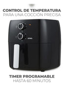 Freidora De Aire Atma Fr60mabp 1300 W 6.5 L Con Temporizador